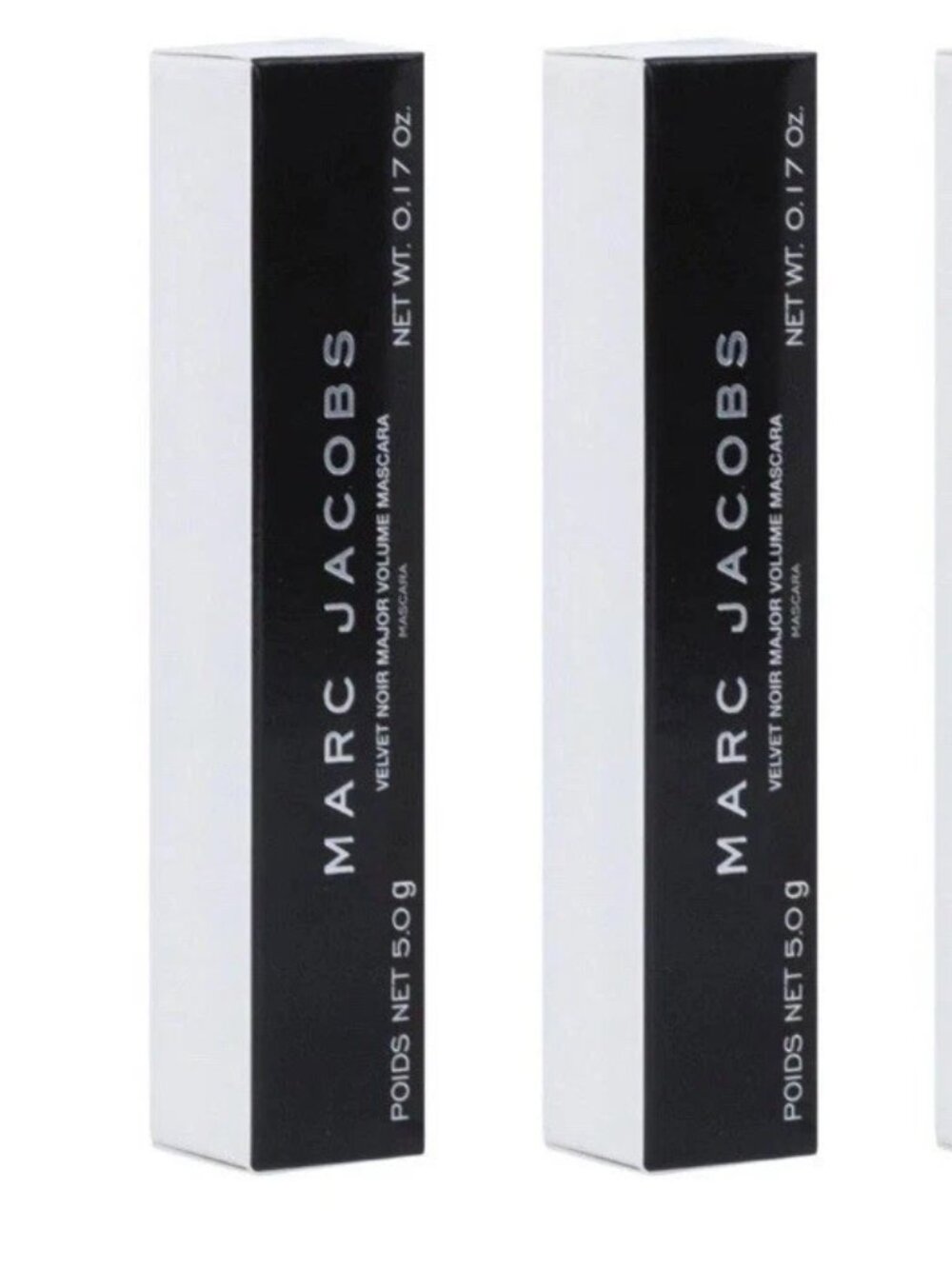 Marc Jacobs Velvet Noir Major Volume Mascara Noir Black Mini 2 Pack new